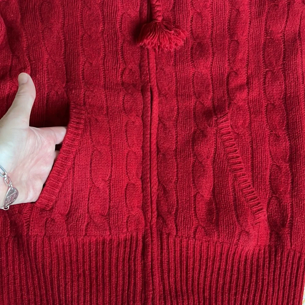 Women's Ralph Lauren Wool & Cashmere Sweater / Red / Size S - Picture 6 of 16